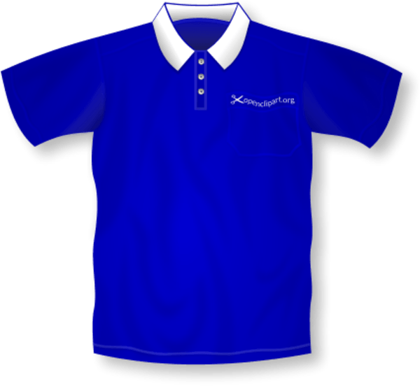royal blue and white t shirt