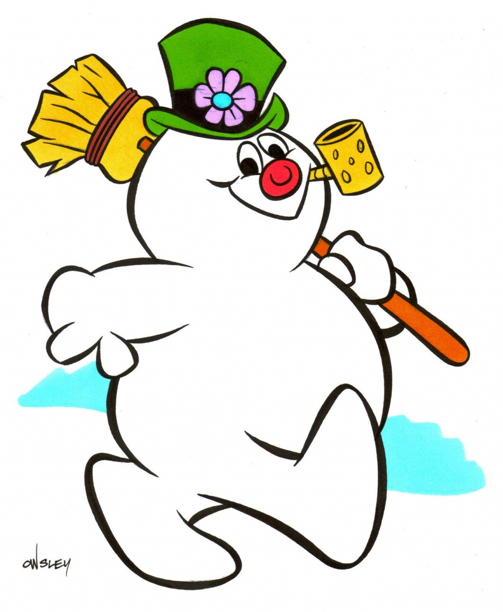 Frosty the snowman clip art free
