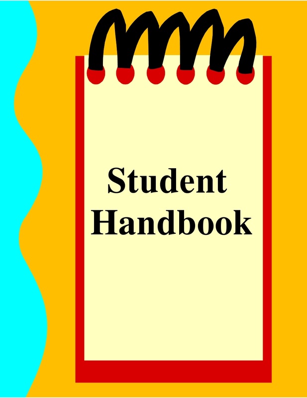 Student handbook clipart