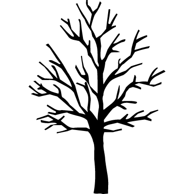 printable bare tree template - Clip Art Library