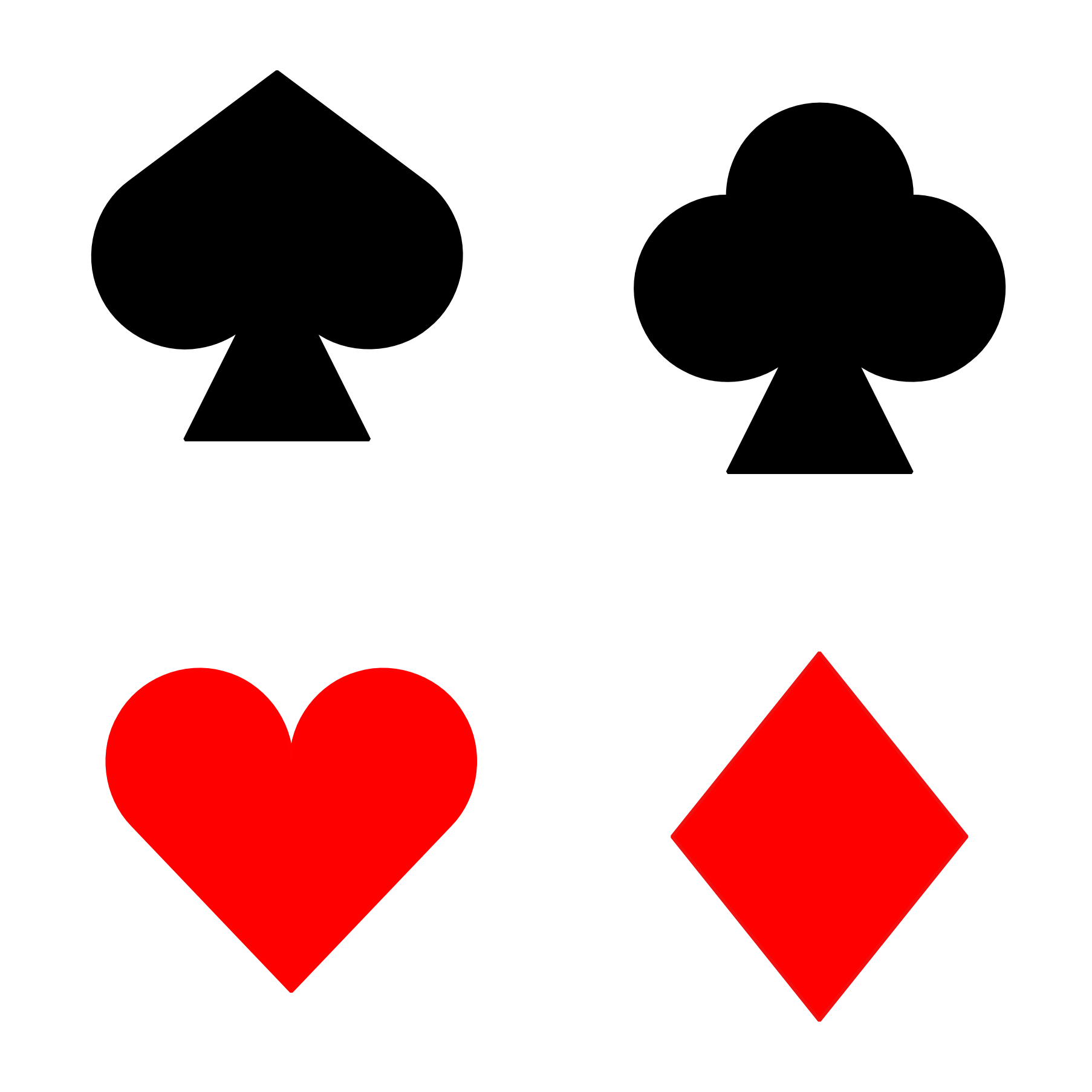 fre playing card suit clipart