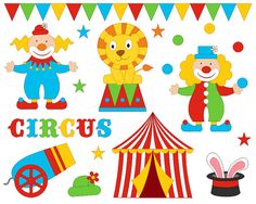 Circus Clip Art Clipart, Carnival Clip Art Clipart, Great for
