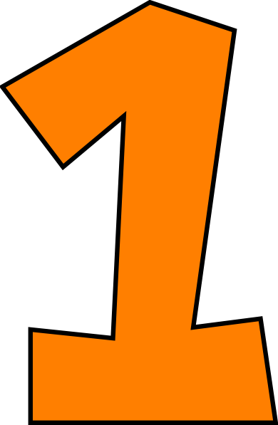 Number 1 Clipart
