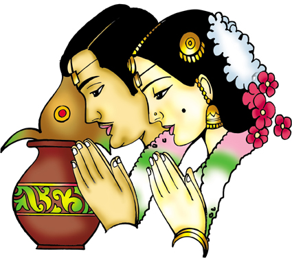 Marriage Clipart in Color