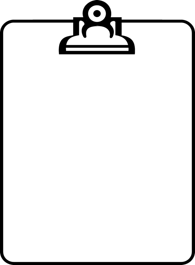 Kid With Clipboard Clip Art