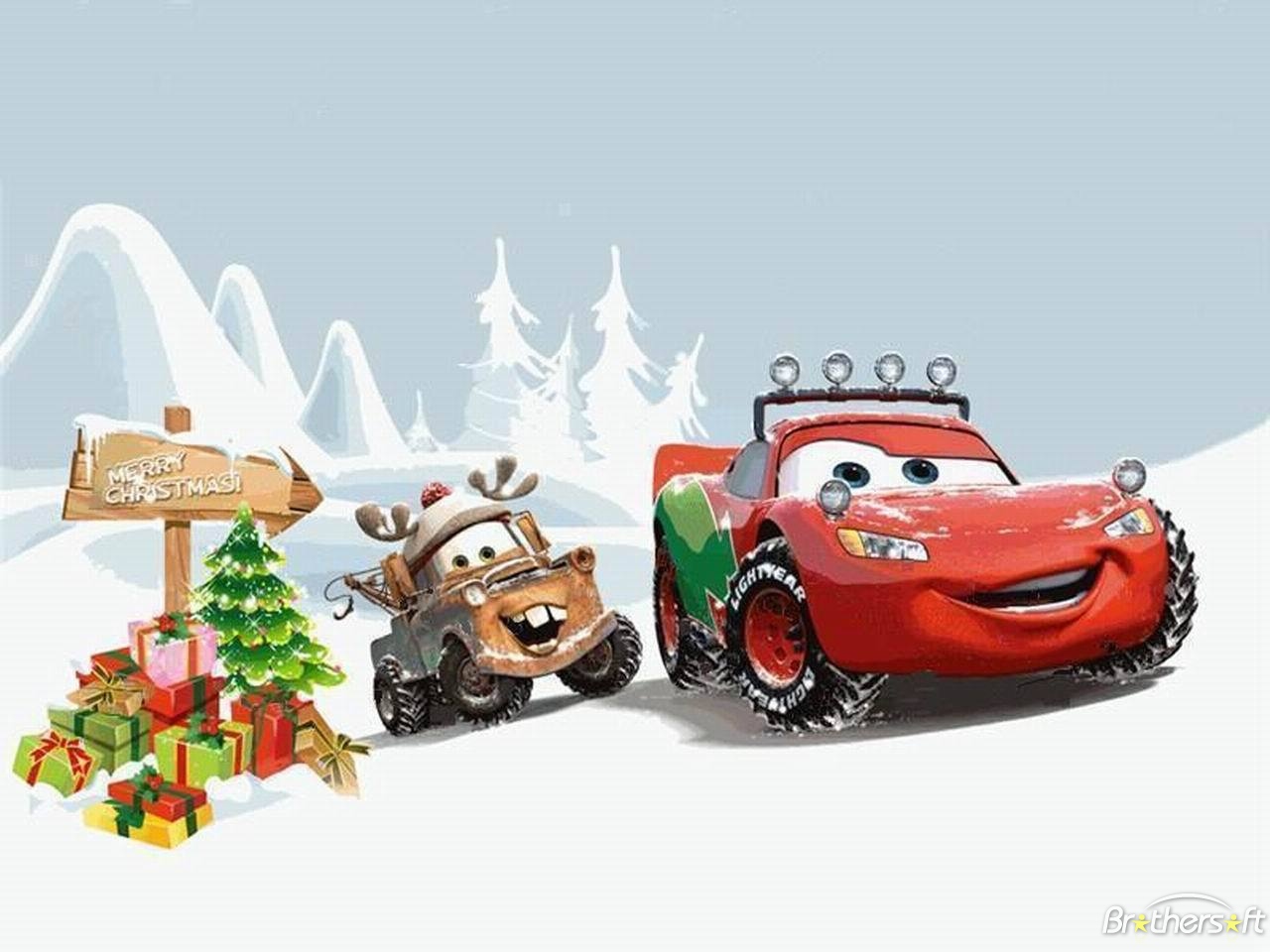 Christmas Disney Cars Clipart