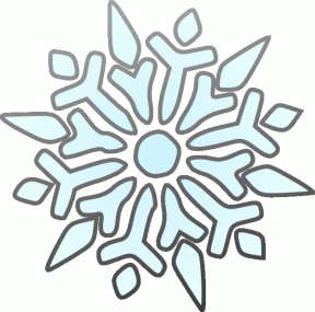 Cute Snowflake Clipart Snowman Catching Snowflakes Clip Art Image