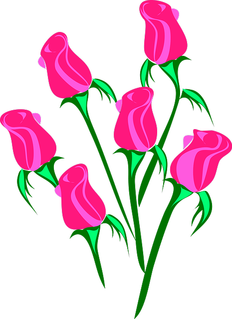Cartoon Bouquet Of Flowers