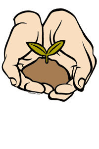 Planting seeds clipart