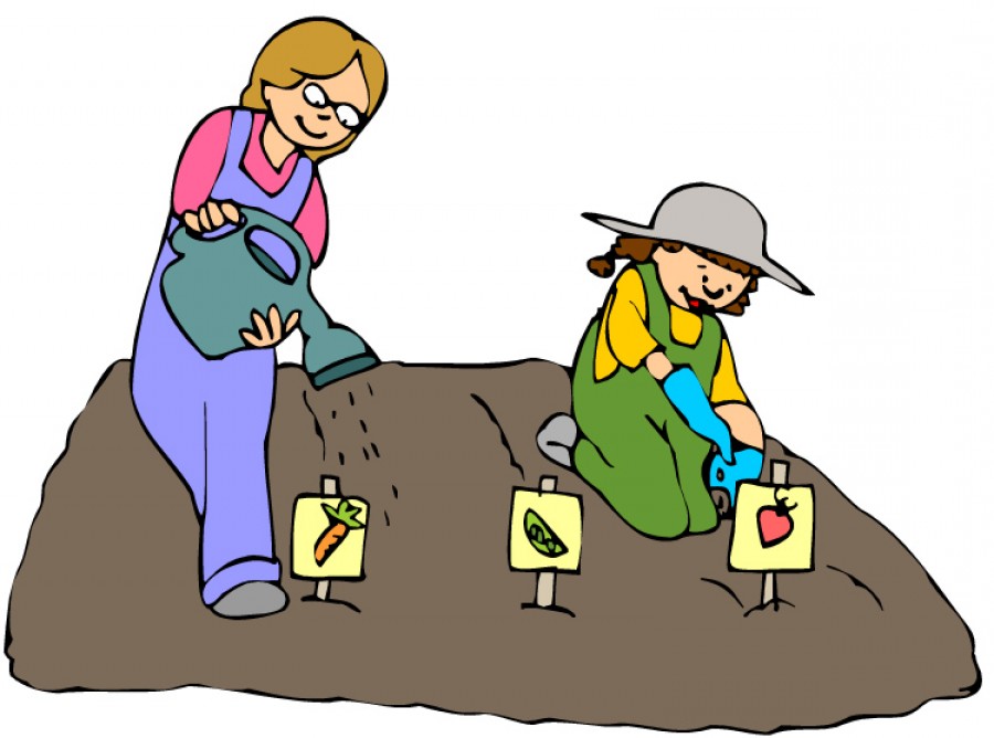 Top Sowing Seeds Clip Art Layout
