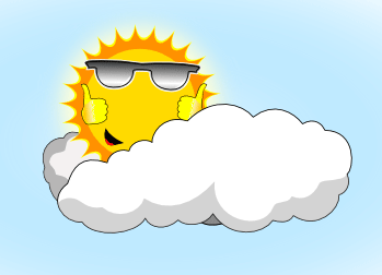 sunny weather cartoon - Clip Art Library
