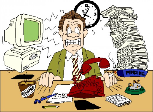 Effects of stress clipart