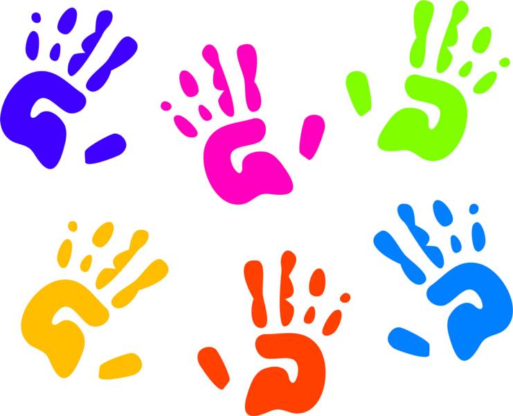 Hands on learning clipart