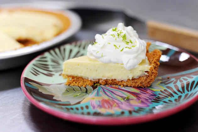 Over cooked key lime pie image