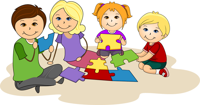 Family Playing Clipart