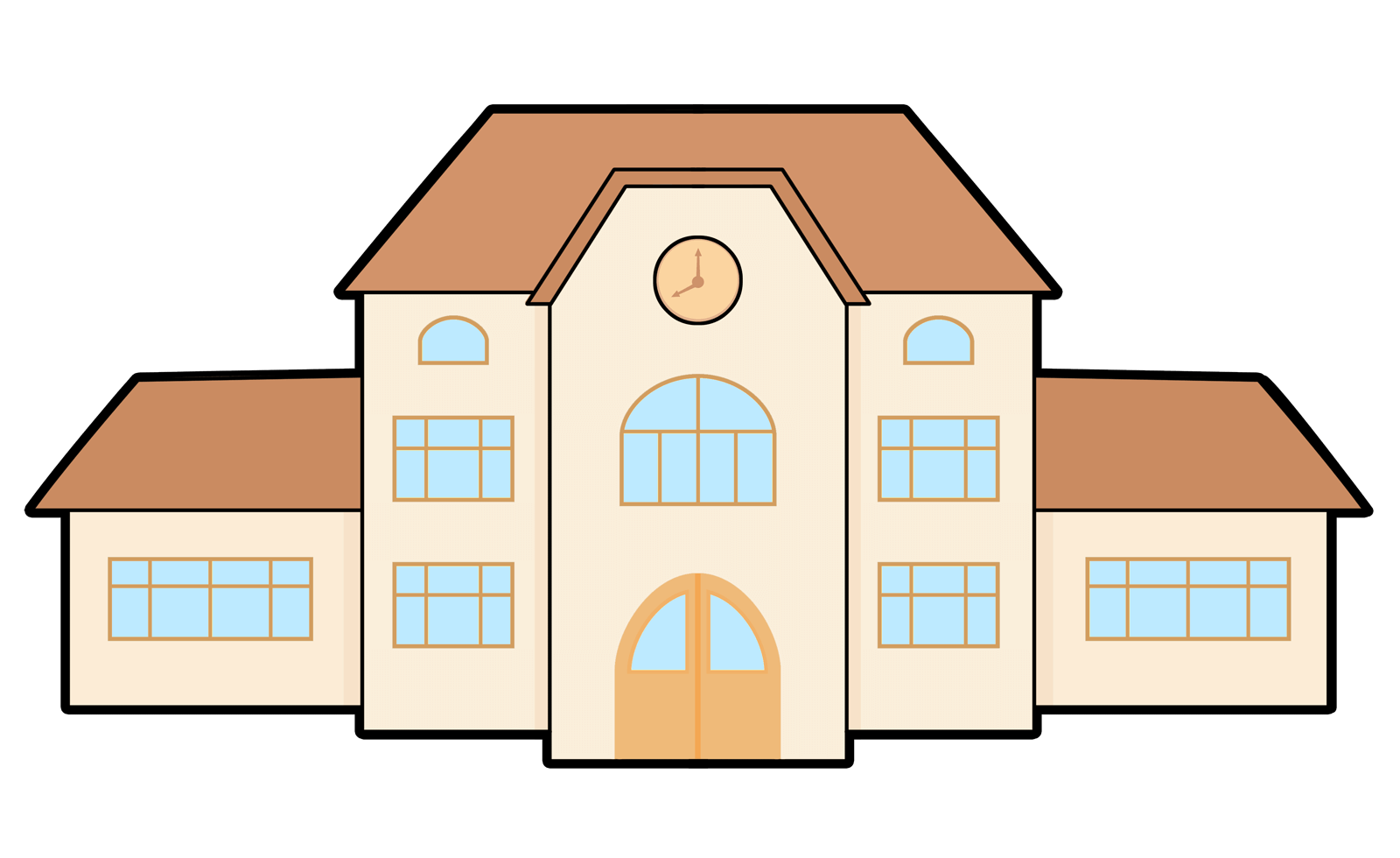 cartoon school building png - Clip Art Library