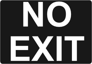 Free printable not an exit sign