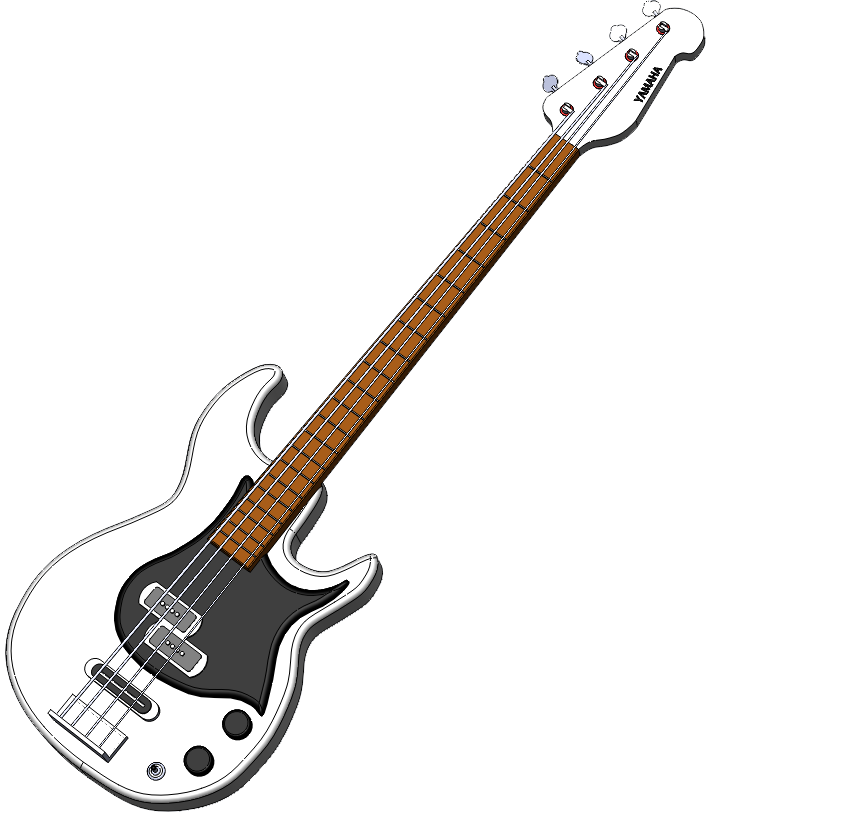Bass Guitar PNG Clipart 