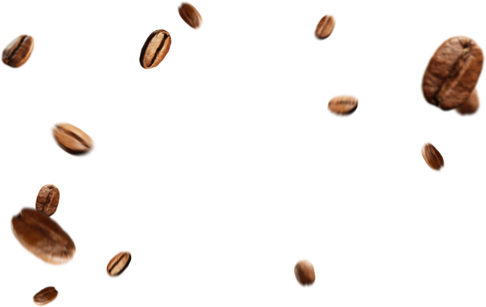 flying coffee beans png - Clip Art Library