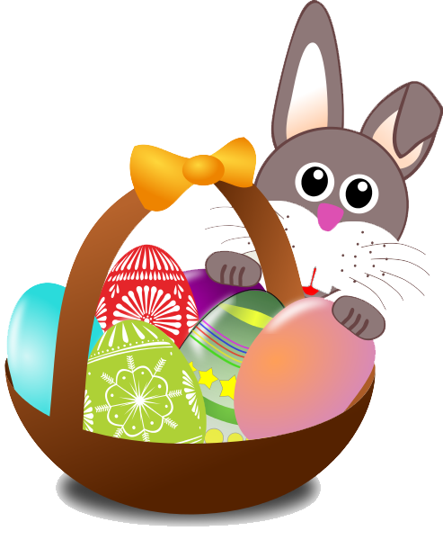 Free Easter Basket Bunny PNG Transparent Images, Download Free Easter