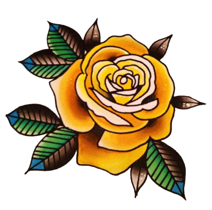 Free Rose Tattoo Transparent, Download Free Rose Tattoo Transparent png