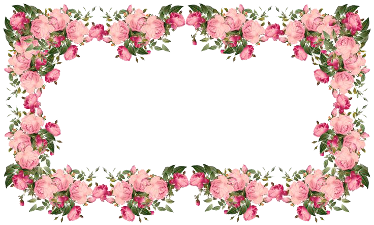 Free Flowers Borders PNG Transparent Images, Download Free Flowers