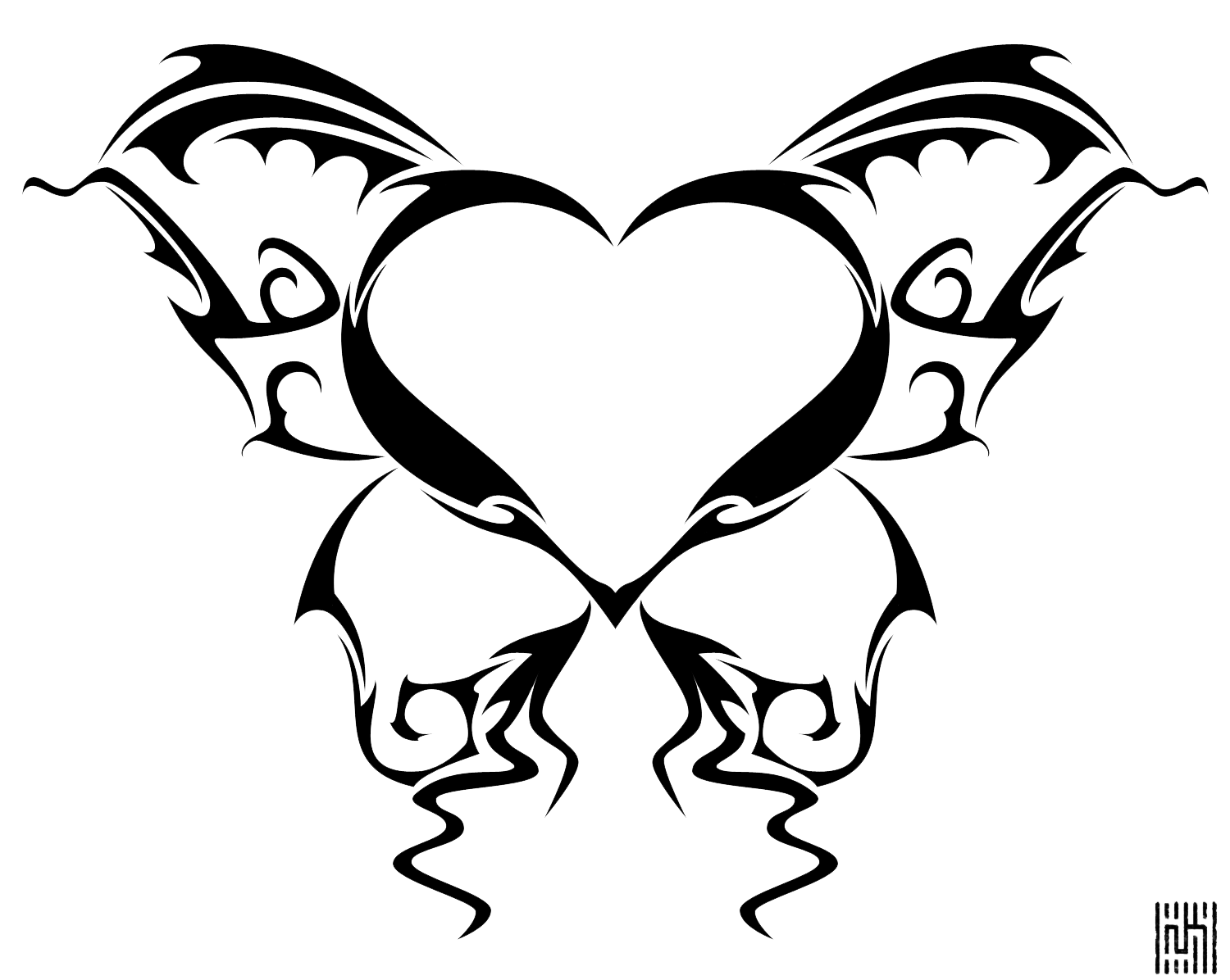 Heart Tattoos PNG Image 