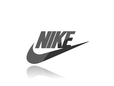 grey nike logo