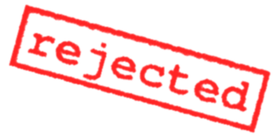 Rejected Stamp PNG Clipart 