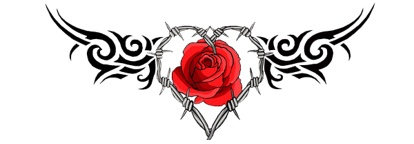 Rose Tattoo PNG Image 