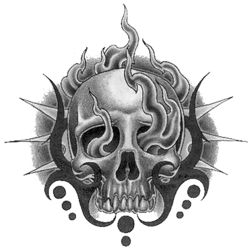 Skull Tattoo Free PNG Image 