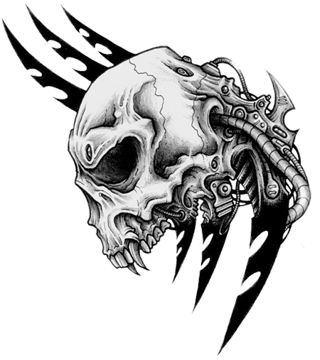 Skull Tattoo PNG Picture 