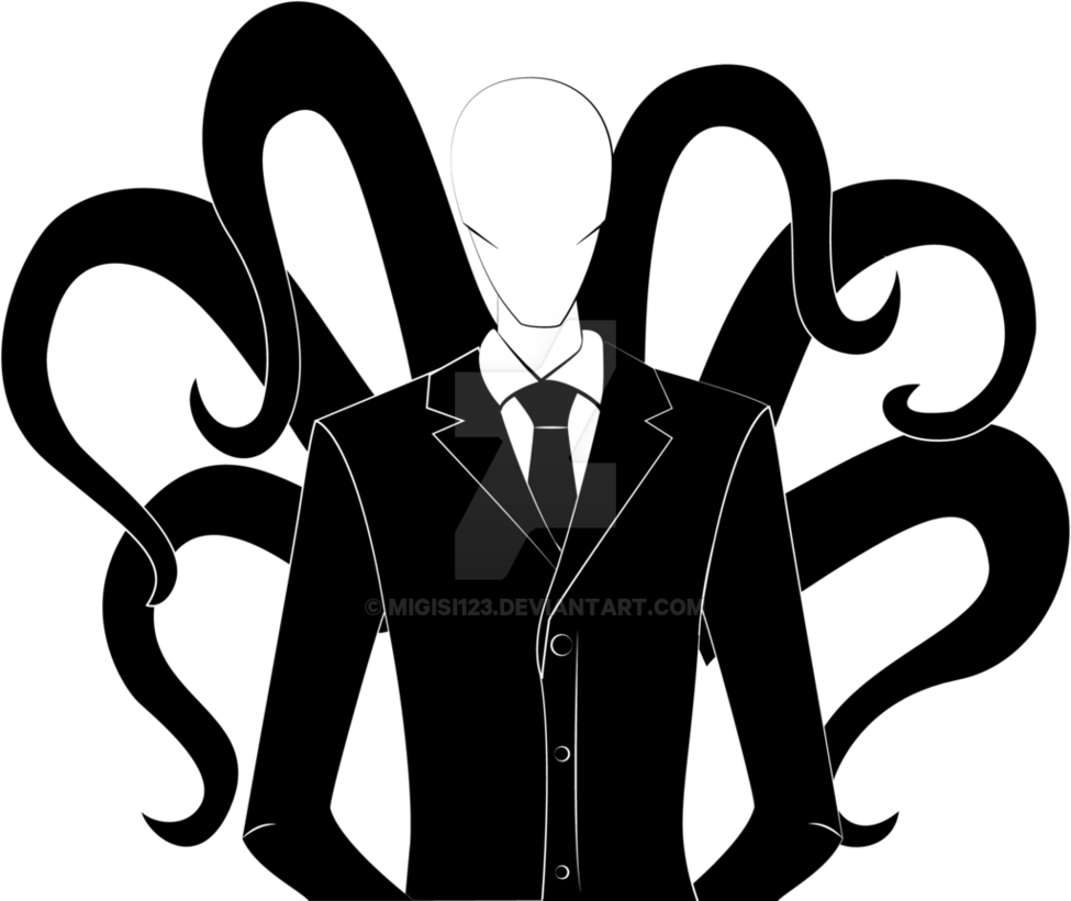 Slender Man Transparent 