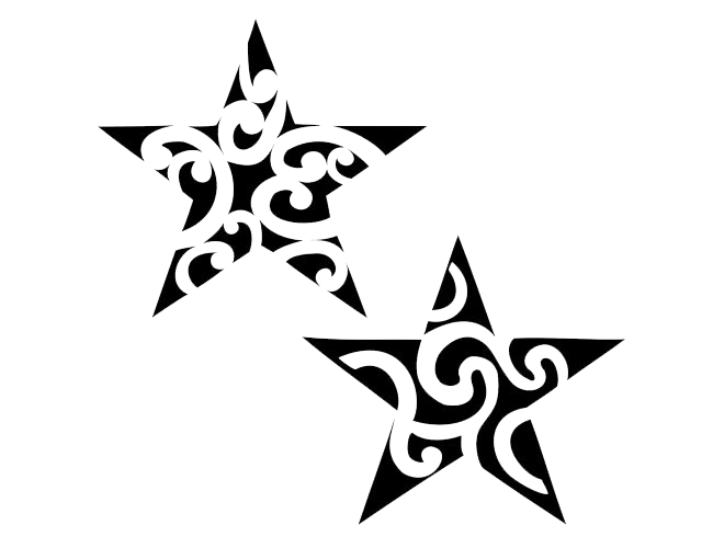 Star Tattoos PNG Image 