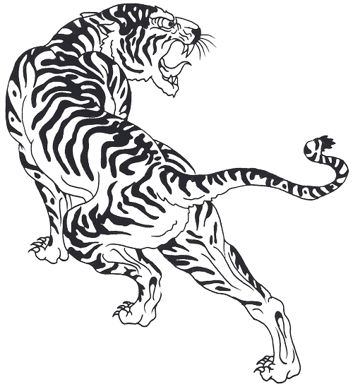 chinese tiger tattoo png - Clip Art Library