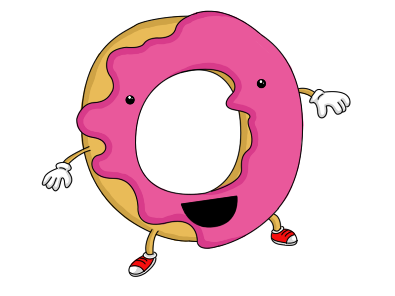 Cute Doughnut by kingthomas on Clipart library