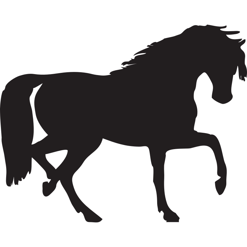 Clipart - horse silhouette