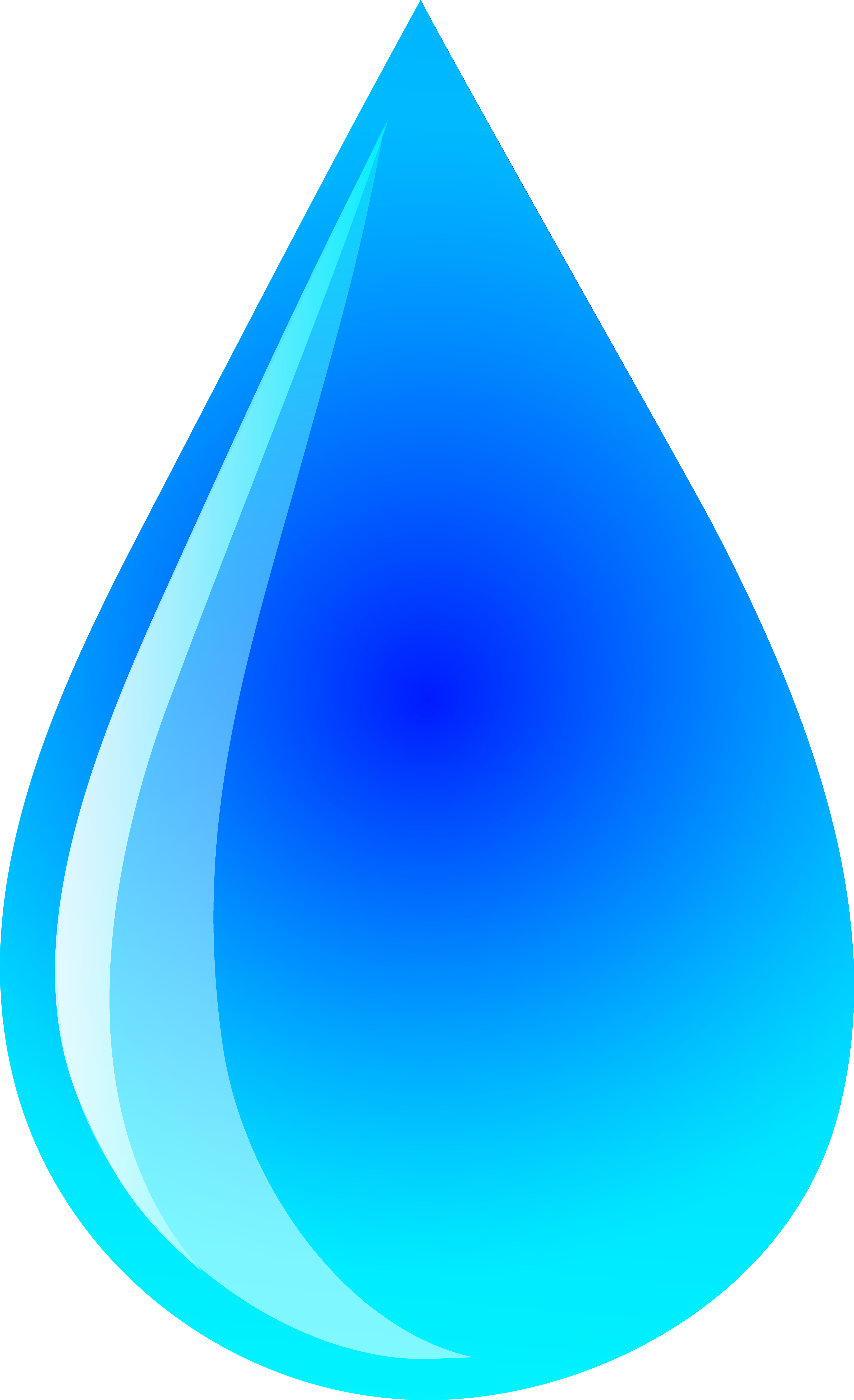 Blue Water Droplet Logo - Free Clip Art