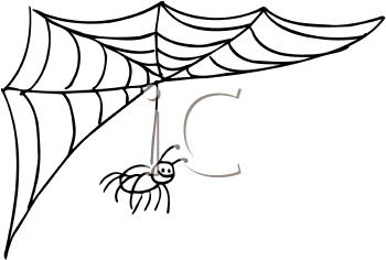 animated spider web cartoon - Clip Art Library