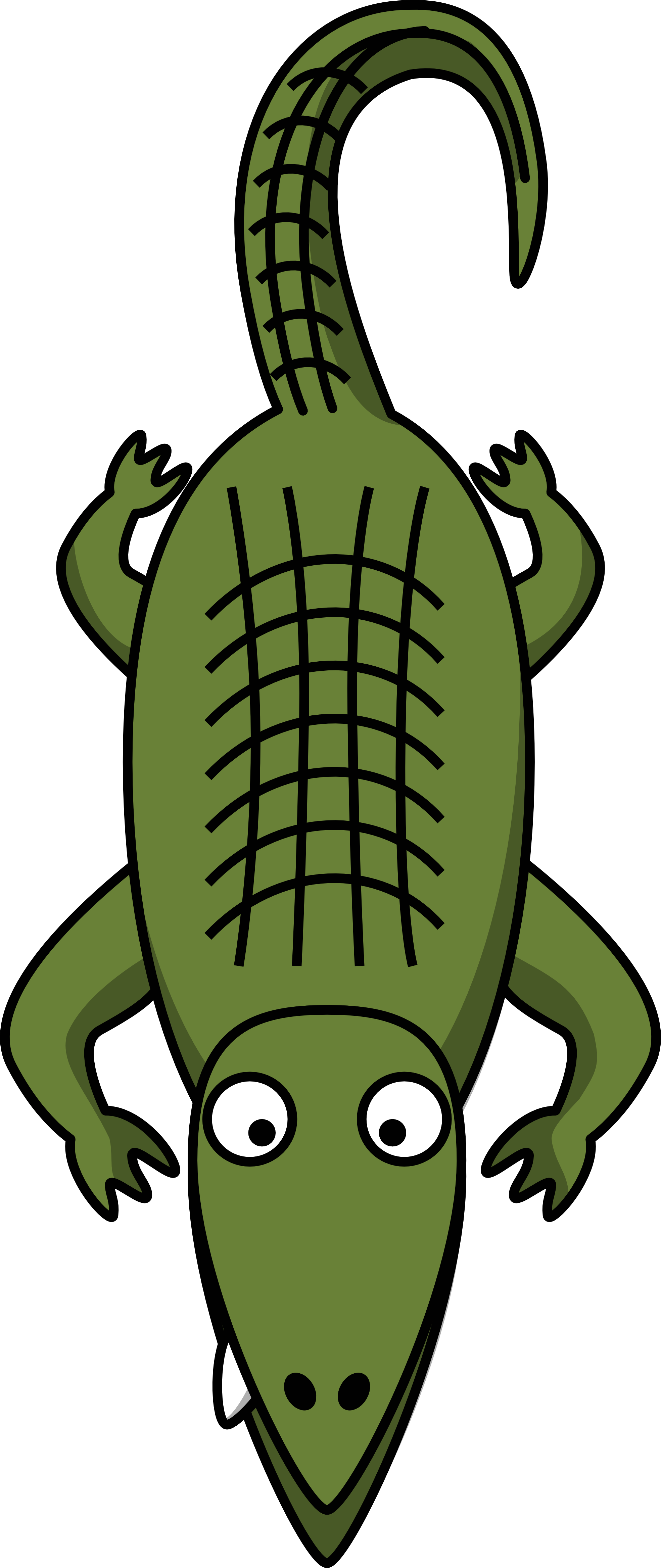 studiofibonacci cartoon alligator SVG - Clipart library - Clipart library