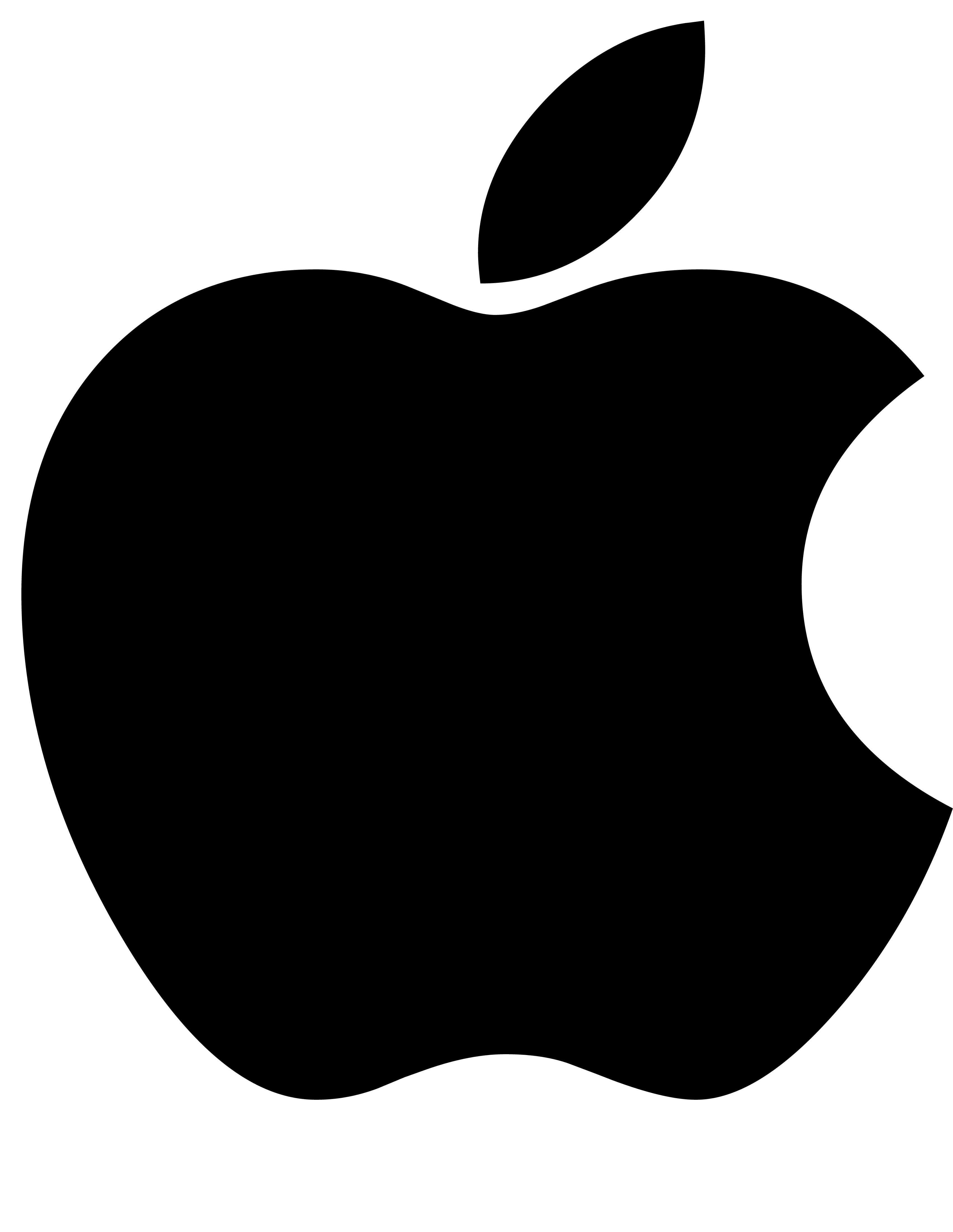 Apple Logo Outline - Clipart library