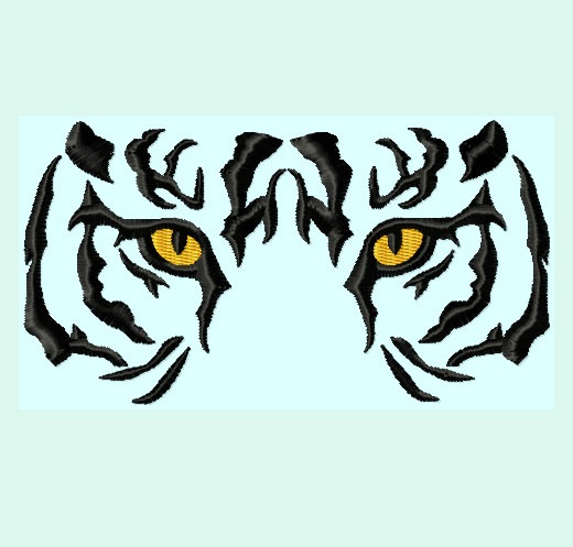 tiger eye drawing