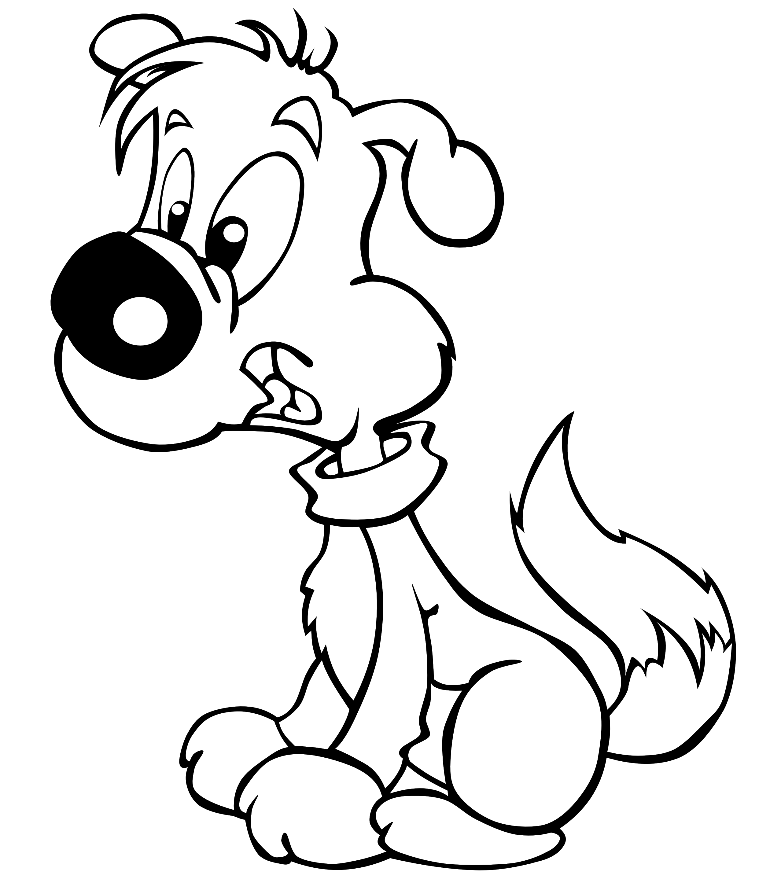 Free Black White Cartoon Drawings, Download Free Black White Cartoon  Drawings png images, Free ClipArts on Clipart Library
