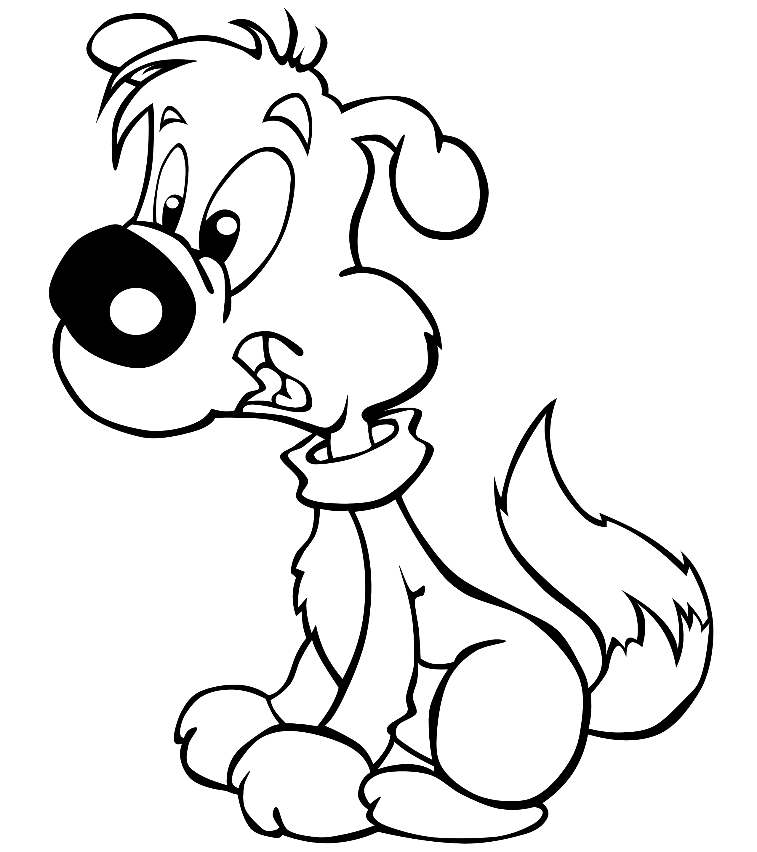 Free Cartoon Clipart Black And White, Download Free Cartoon Clipart