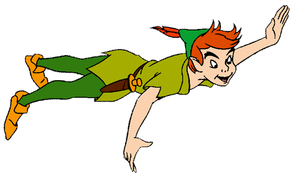 Peter Pan and Tinkerbell Clipart - Disney Clipart Galore