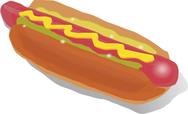 Hot Dog Sandwich clip art Free Vector 