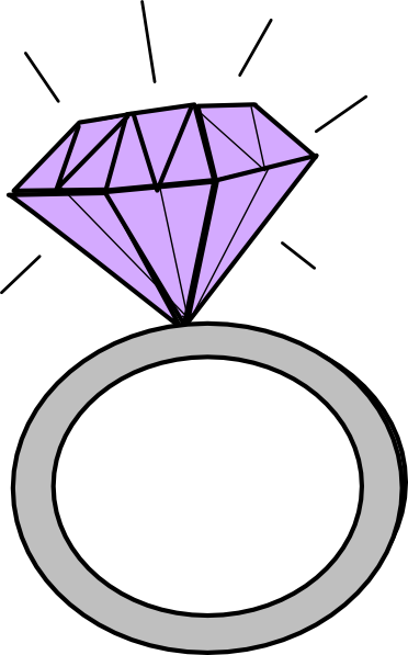 Diamond Ring clip art - vector clip art online, royalty free 