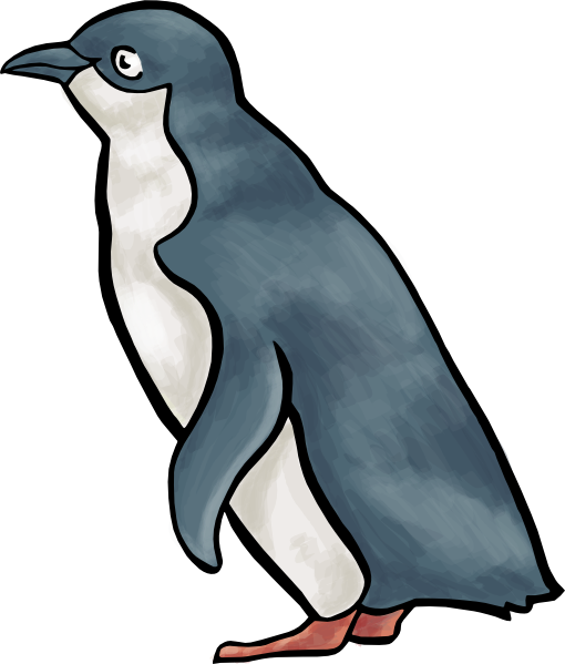 Cartoon Penguin clip art - vector clip art online, royalty free 