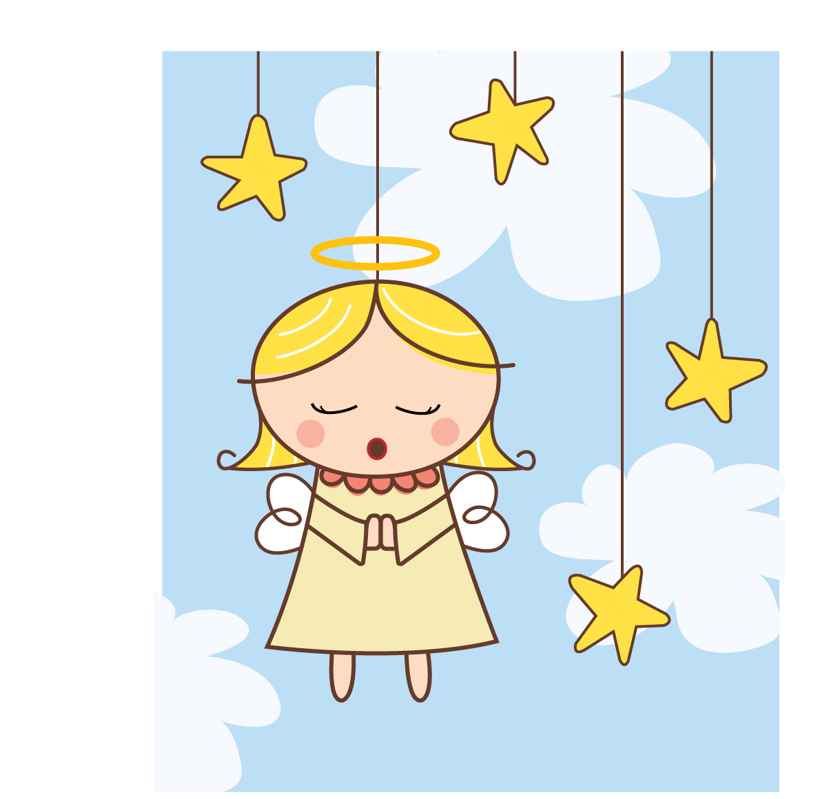 Cartoon Angels - Clipart library