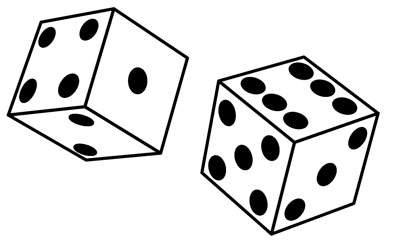 2 Dice Clipart | Clipart library - Free Clipart Images